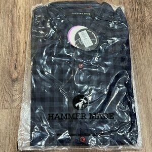 Hammer made new blue flannel button down sz 16 (medium-ish?) Tyndrum - Slim